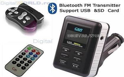 Modulator cu CarKit Bluetooth